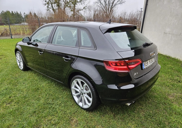 Audi A3 cena 43900 przebieg: 182151, rok produkcji 2013 z Rybnik małe 596